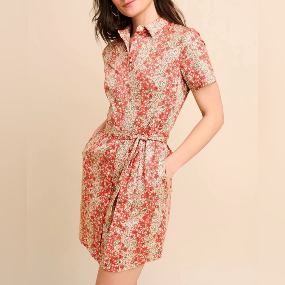 NWT UNTUCKit Stretch Cotton Imogen Shirtdress Size 8